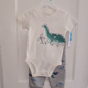 Carter's Dinosaur Baby Onesie and Pants Set